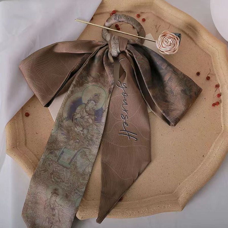 2 cái/bộ Phong cách Trung Quốc Thanh lịch Nút bướm Tóc Ruy băng & Tóc Gậy Đối với Của phụ nữ Lễ hội , Buổi tiệc , Hằng ngày Phong cách - Nhiều màu - Xem 4