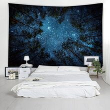1pc Galaxy Print Tapestry, Colorful Creative Soft Wall Blanket For Home Decor, Flag For Room, Room Decor, Tapestry, Wall Decor - Multicolor - View 3