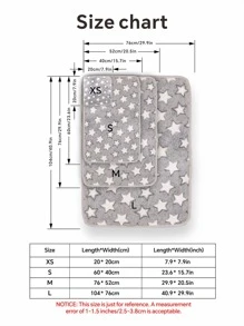 1 件透气可洗薄涤纶宠物毯适合小型猫和狗，秋冬季 - 彩色 - 查看 4