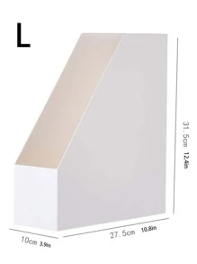 1 Miếng Trắng Phòng ngủ Học tập Văn phòng Bàn làm việc Sách Màu nước Bút chì Học sinh Hộp lưu trữ máy tính để bàn - trắng - Xem 9