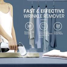 Steamer for Clothes, 1500W Fast Heat Up Handheld Garment Steamer, Portable Travel Clothing Fabric Steamer with Upgraded Nozzle and 260ml Water Tank - Bianco - Visualizzare 8