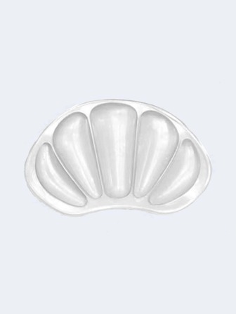 1 par transparente Almohadillas de protección de talón , con diseño de concha de silicona cómodo moda Accesorios para Zapatos