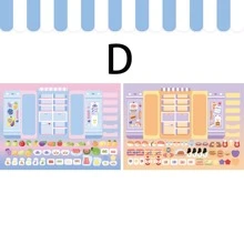 1 gói Mô hình Cartoon Hình dán - Nhiều màu - Xem 9