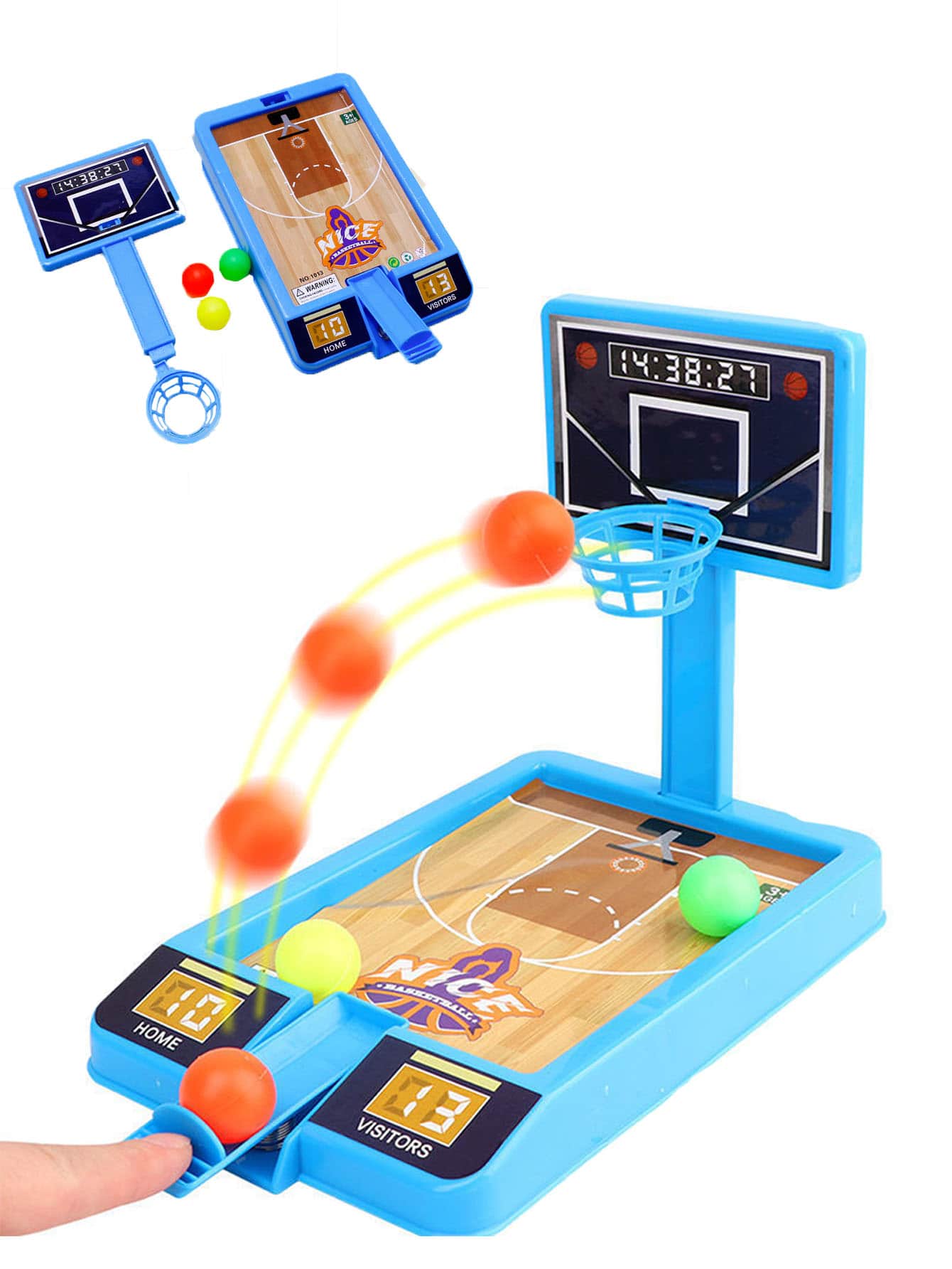 1pc Mini Basketball Shooting Toys Set For Kids, Indoor/outdoor