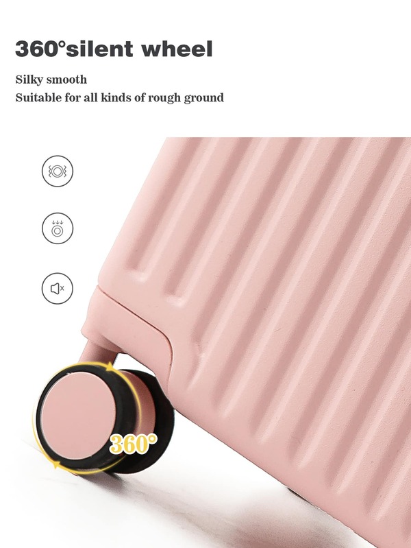 Travel MultiPurpose Luggage, 360° Swivel Wheels With USB Port, 20 Inch