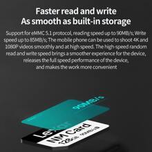 Lexar NM卡原裝NCARD記憶卡128GB 256GB 512GB，與華為Mate 60Pro + P30 P40 P50 Nova5 Enjoy / Honor / MatePad Pro手機兼容 - 黑與白 - 查看 4