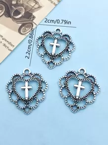 20 件仿古银合金吊坠 DIY 吊坠适用于手链项链耳环珠宝制作配件珠宝用品