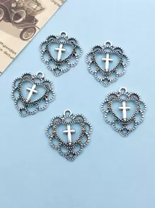 20 件仿古银合金吊坠 DIY 吊坠适用于手链项链耳环珠宝制作配件珠宝用品