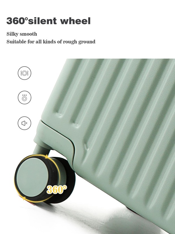 Travel MultiPurpose Luggage Case, 360° Swivel Wheels With USB Port