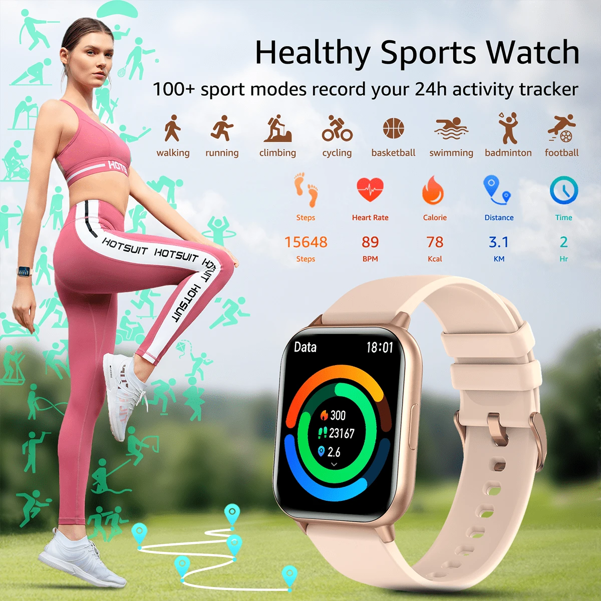 DXPICR Smart Watch (Answer/Make Call)Smart Watch for Women Men 2023