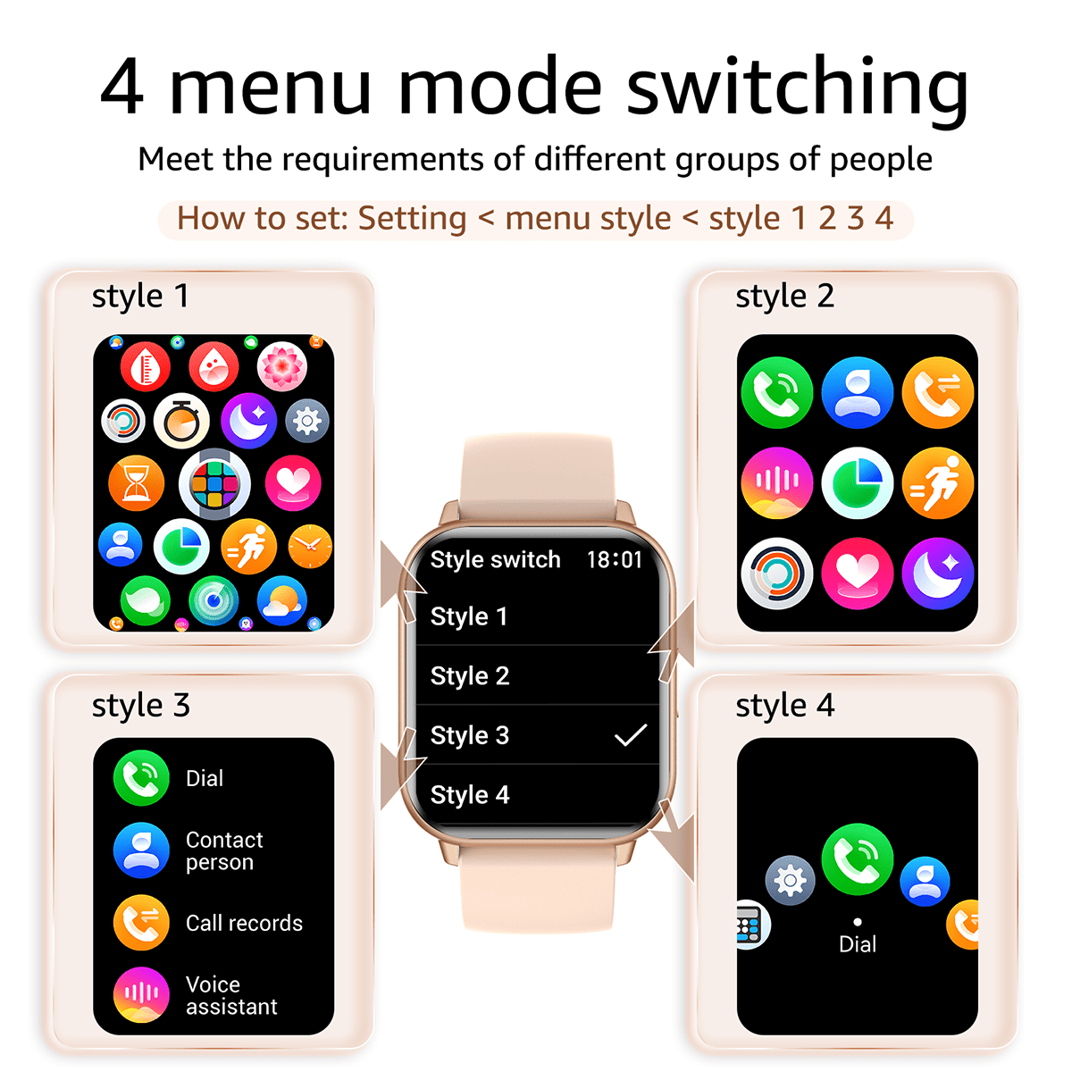 DXPICR Smart Watch (Answer/Make Call)Smart Watch for Women Men 2023