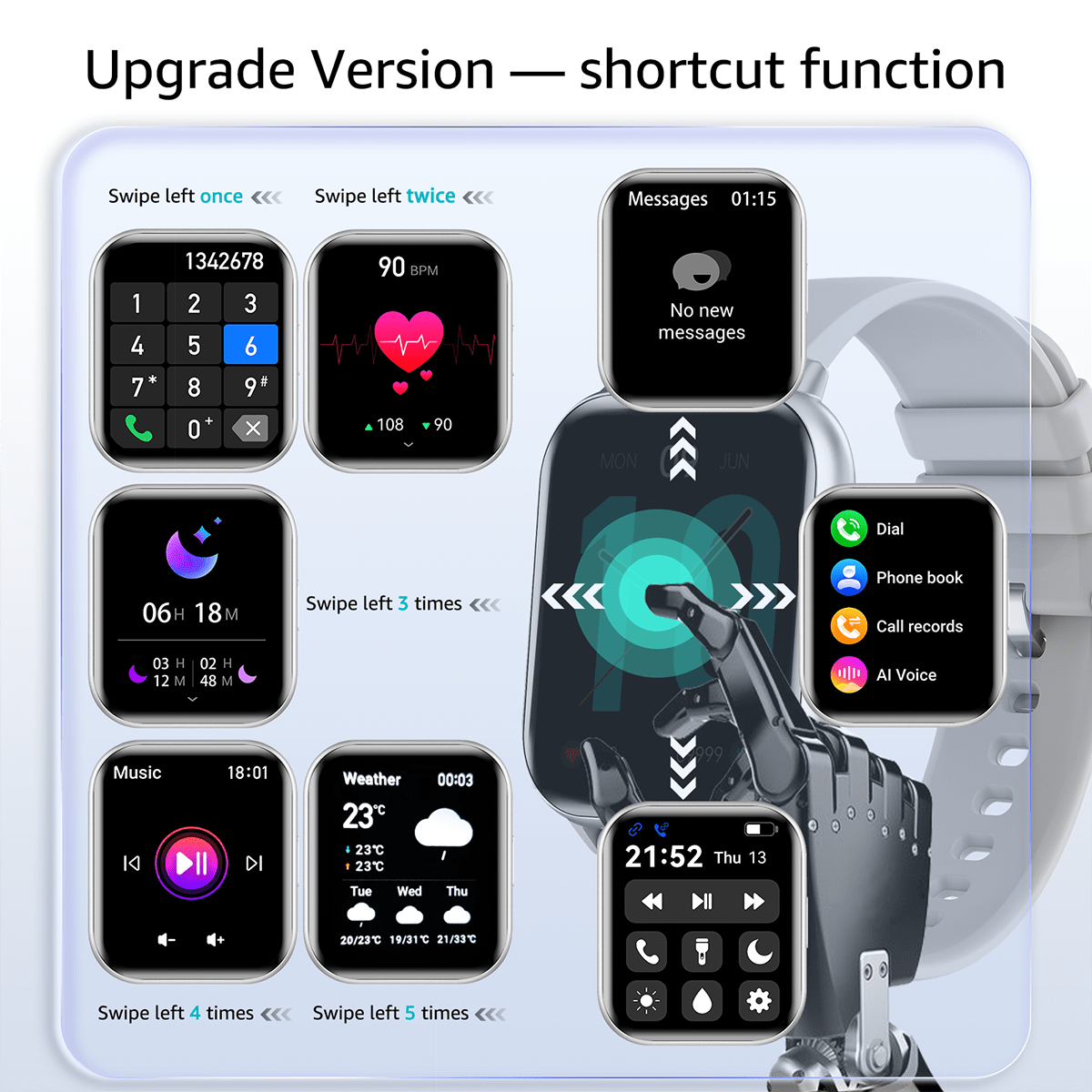 DXPICR Smart Watch (Answer/Make Call)Smart Watch for Women Men 2023