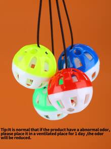 Màu sắc tùy ý Đồ chơi mèo , 1 Miếng Cốc hút Chuông Đàn hồi Trái bóng , Tương Tác Nhựa Chuông Đồ chơi âm thanh Trái bóng Đối với Mèo - Nhiều màu - Xem 6