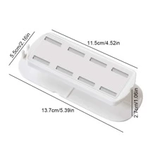 1 pieza Enchufe fijación Dispositivo con Organizador de cables 2 en 1 diseño enchufe Tablero montado en la pared Cable gestión sistema sin perforación