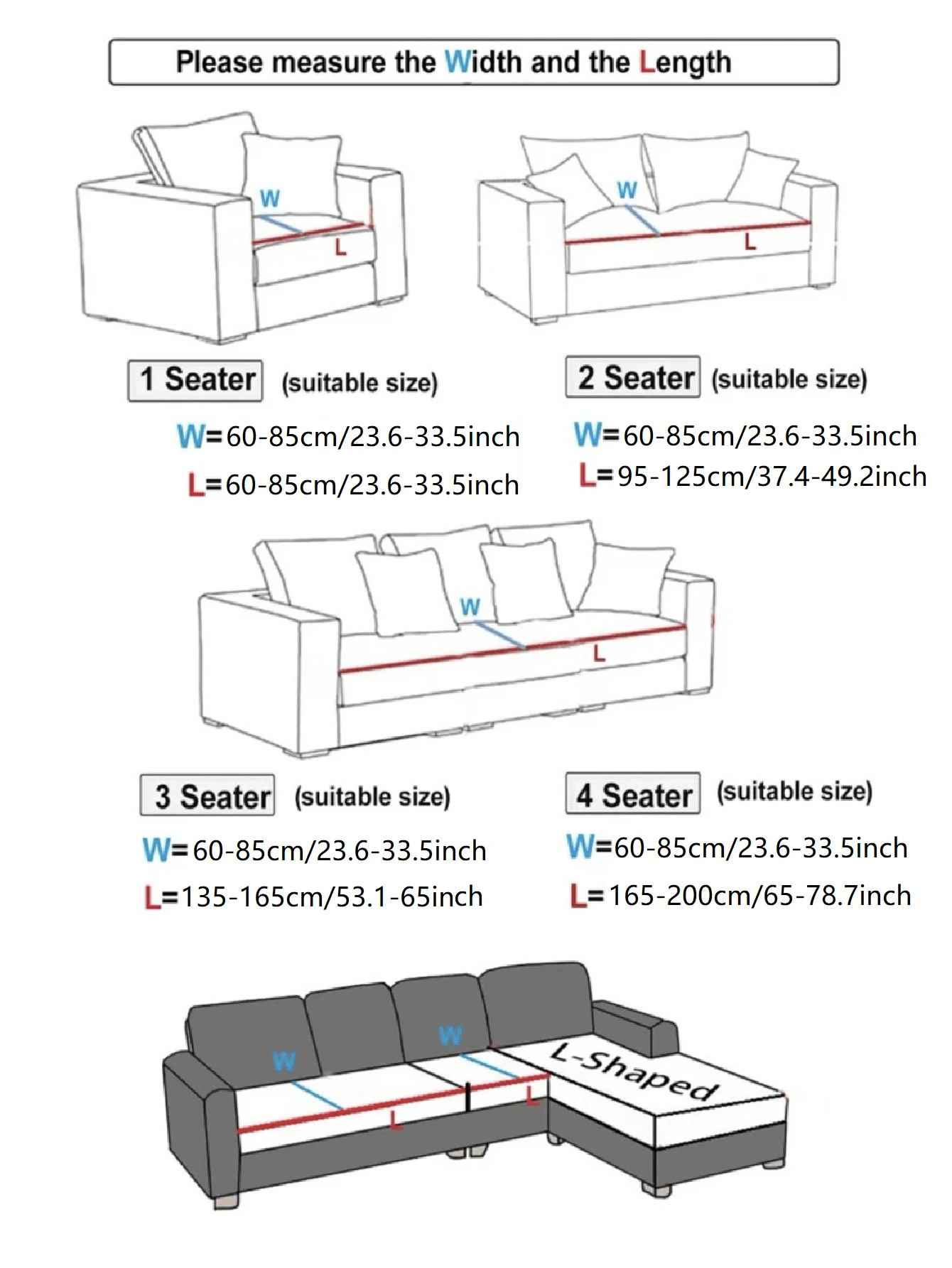 1pc Stretchy Will-not-pill Anti-Scratch Sofa Slipcover - Pink - View 4
