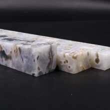 自然治癒晶體水草玉大型塔狀物，長10.6-17.3英寸（約27-44厘米），重量約2磅，苔玉單點治癒晶體塔，綠色水草玉6面完美晶體柱，用於家居裝飾及查克拉能量修復 - 彩色 - 查看 6