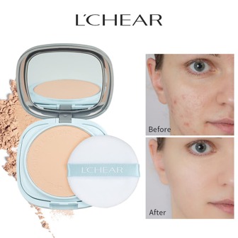 天然啞光粉餅、防水防汗持久遮瑕粉、輕質控油面部化妝品粉底