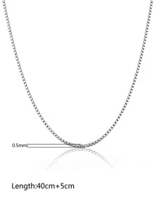 1 chiếc vòng cổ mặt trái tim bằng bạc Sterling 925 đơn giản thời trang Zirconia mẹ tôi bạn tôi tặng mẹ sinh nhật quà tặng kỷ niệm ngày lễ tình nhân - Bạc - Xem 3