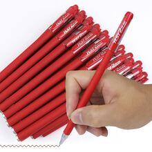 15pcs Red Neutral Pen Set 0.5mm Needle Point Type - Red - View 7