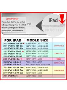 Clear Pad Case Compatible With iPad - Baby Blue - View 6
