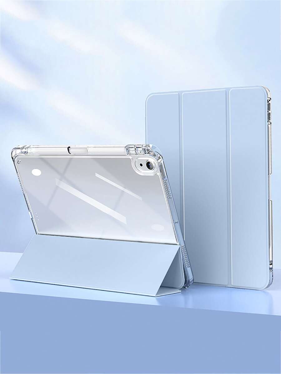 Clear Pad Case Compatible With iPad - Baby Blue - View 1