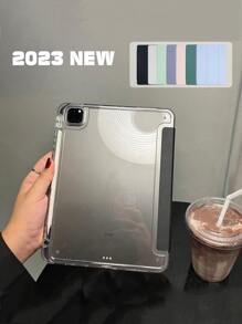 Clear Pad Case Compatible With iPad - Baby Blue - View 2