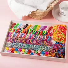 780件套女孩发饰套装 - 发夹、发圈、发带、发饰，可爱日常发型配件，礼盒装 - 彩色 - 查看 1