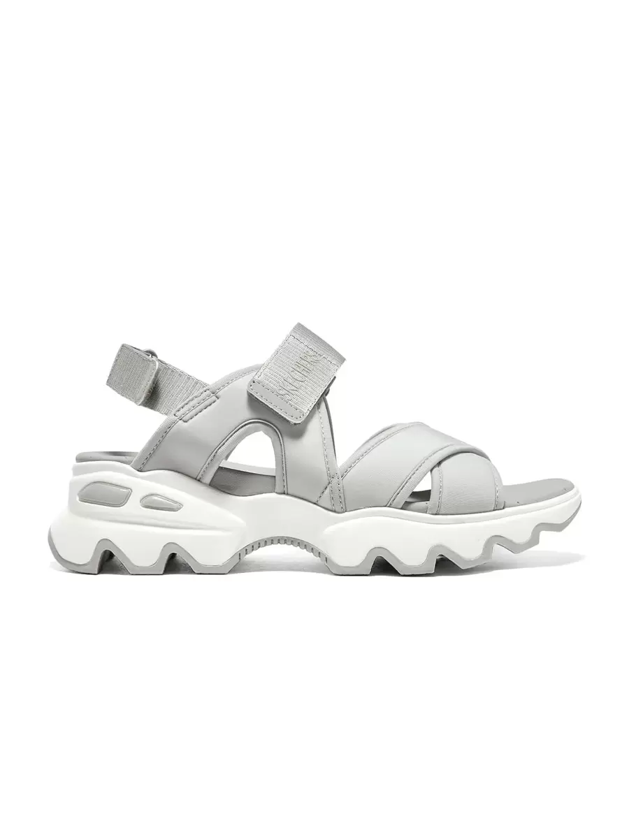 Women's Sandals, Platform Shoes, Breathable And Comfortable, Wearable Sandals Cali 119710-Ofwt - Grey - View 1