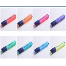 熒光燈高光記號筆適用於,辦公室和學生使用,1入組帶8入組 - 彩色 - 查看 7