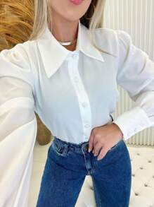 Women Blouses - White - View 4