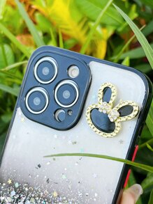 Funda para móvil con diseño de conejo con acollador - Negro - Ver 5