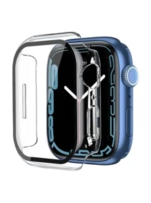 Tương thích với Apple Watch Vỏ đồng hồ Apple Vỏ bảo vệ màng cường lực thế hệ 1-8 Ultra Shell - Trong sáng - Xem 1