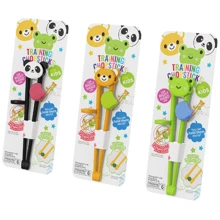 Enfants, Adultes, Débutants, Baguettes, Dessins animés, Pandas, Grenouilles, Animaux, Débutants, Baguettes, Ustensiles de table Apprentissage, Fournitures scolaires de sécurité alimentaire, Rentrée scolaire