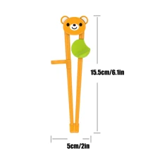 Enfants, Adultes, Débutants, Baguettes, Dessins animés, Pandas, Grenouilles, Animaux, Débutants, Baguettes, Ustensiles de table Apprentissage, Fournitures scolaires de sécurité alimentaire, Rentrée scolaire