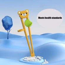 Enfants, Adultes, Débutants, Baguettes, Dessins animés, Pandas, Grenouilles, Animaux, Débutants, Baguettes, Ustensiles de table Apprentissage, Fournitures scolaires de sécurité alimentaire, Rentrée scolaire