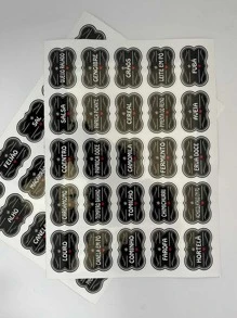 Kitchen Sticker - Black - View 2