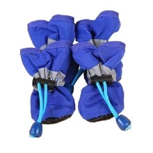 4-cái Bộ Của Thú cưng Chó Giày dép Mùa hè Giày đi mưa Chó nhỏ Teddy Chống bẩn Kích thước trung bình Chó Chân Che phủ Không thấm nước Dép xăng đan Thoáng khí - Màu xanh lam - Xem 1