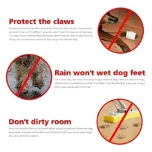 4-cái Bộ Của Thú cưng Chó Giày dép Mùa hè Giày đi mưa Chó nhỏ Teddy Chống bẩn Kích thước trung bình Chó Chân Che phủ Không thấm nước Dép xăng đan Thoáng khí - Màu xanh lam - Xem 4