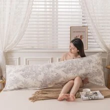 1入組親膚雙枕套 - 黑與白 - 查看 1