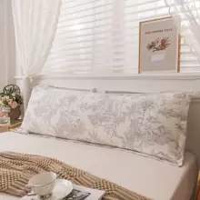 1入組親膚雙枕套 - 黑與白 - 查看 8