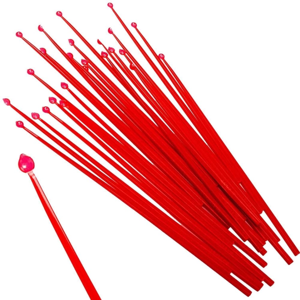 [25-Ct.] 10-15Mg Micro Measuring Spoons for Supplement Powder by SuperDosing - Red - View 1