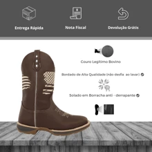 Django Men Boots - 鏽棕色 - 查看 2