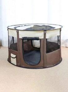 1PC pet bed cat delivery room cat litter cage cat production cage supplies a full set of cat and dog pregnancy breeding box pet waiting for delivery nest isolation dog cat production tool set - Cà phê nâu - Xem 3