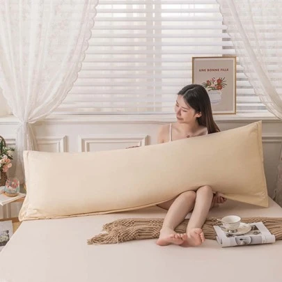 1入組單/雙尺寸親膚枕套不附帶枕頭
