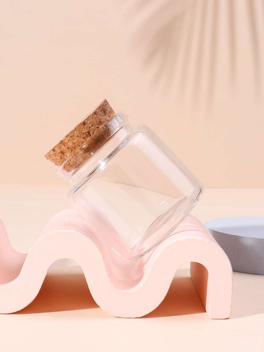 50ml Sealed Glass Jar With Wooden Cap, Candle Cup, Tea Flower Bottle, Soy Wax Bean, Succulent Planter, Candy Jar, Dry Flower Display, Jewelry Storage Bottle Best Gifts Birthday Graduation