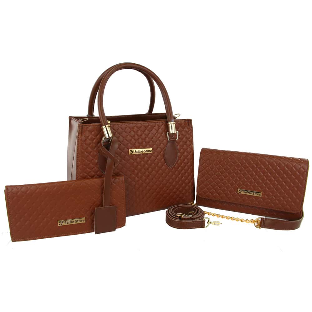 Women Bag Sets - 鏽棕色 - 查看 1