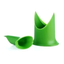 2 piezas/set cocina uso dual Descorazonador de pimientos & fruta vegetal núcleo Removedor ( de color al azar ) - Multicolor - Ver 6