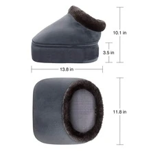 Full Back Massager with Heat -2D/3D Shiatsu Massage Seat Cushion with 10 Massage Nodes, Massage Chair Pad, Rolling Kneading Massage Pads for Back - 灰色 - 查看 9