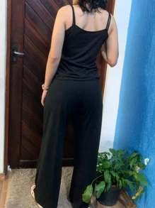 Women Two-piece Outfits - 黑色 - 查看 2