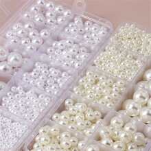 3/4/6/8/10/12/14/16/18/20mm Akrylowe koraliki dystansowe Sztuczne perły Okrągłe perły Luźne koraliki do wyrobu biżuterii